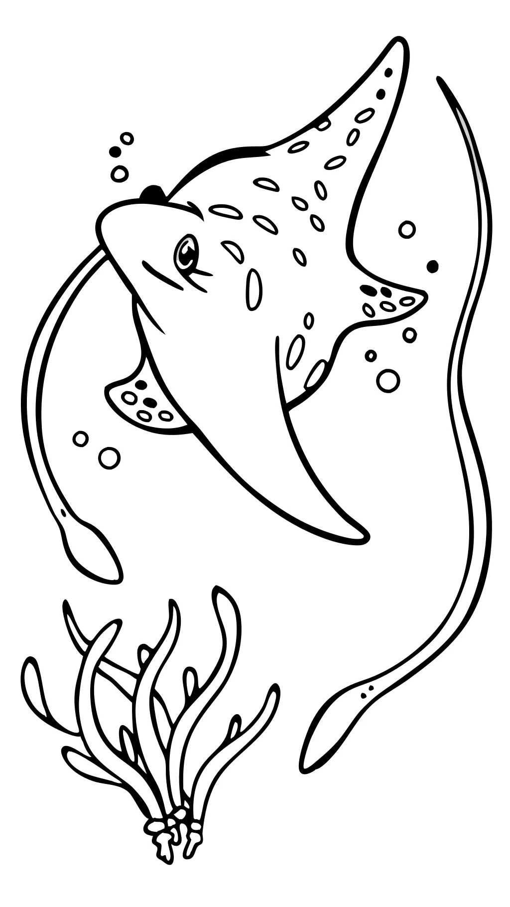 stingray coloring pages